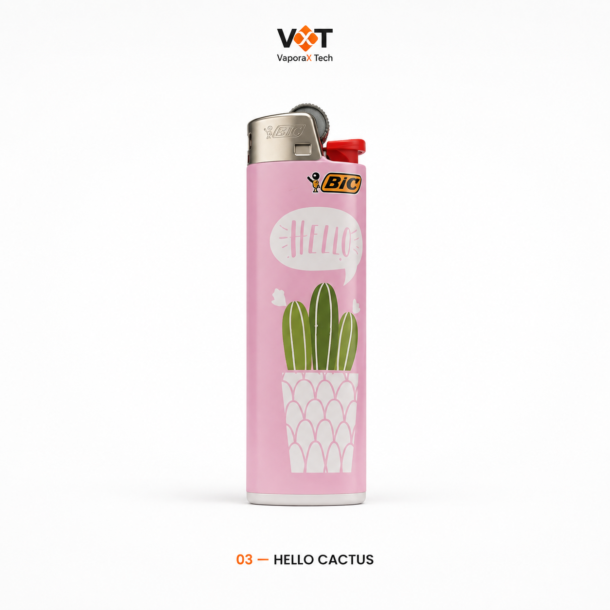 BIC® J3 Pocket Lighter – Summer Cactus Collection