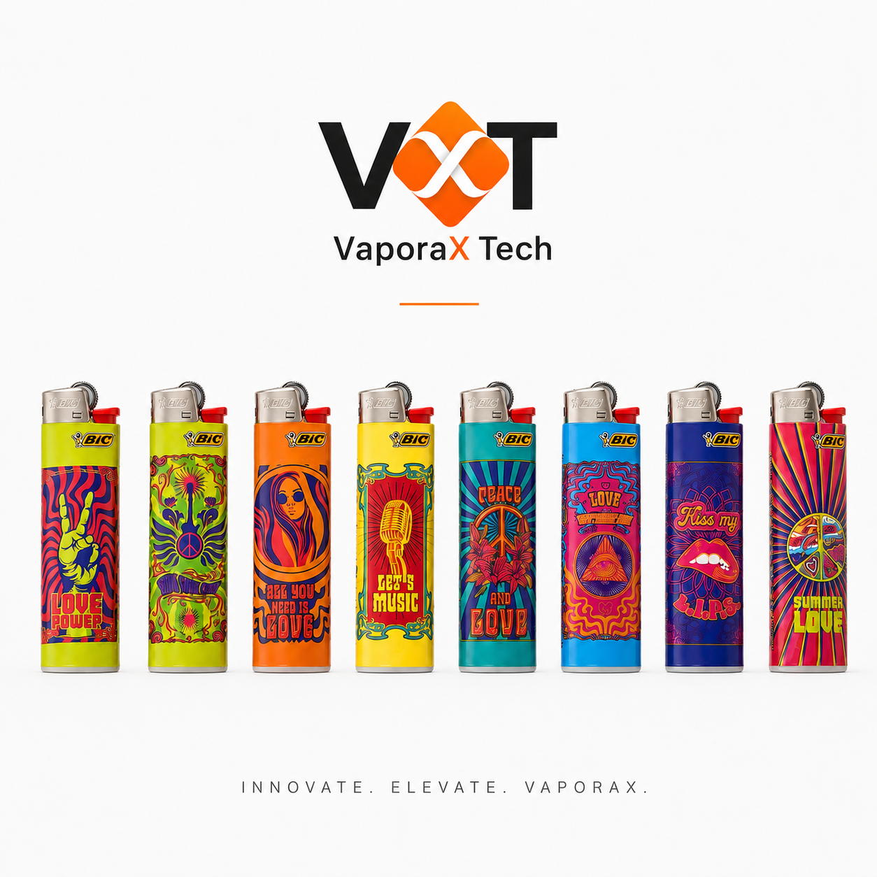 BIC The Summer Love Edit Designer Lighter Collection