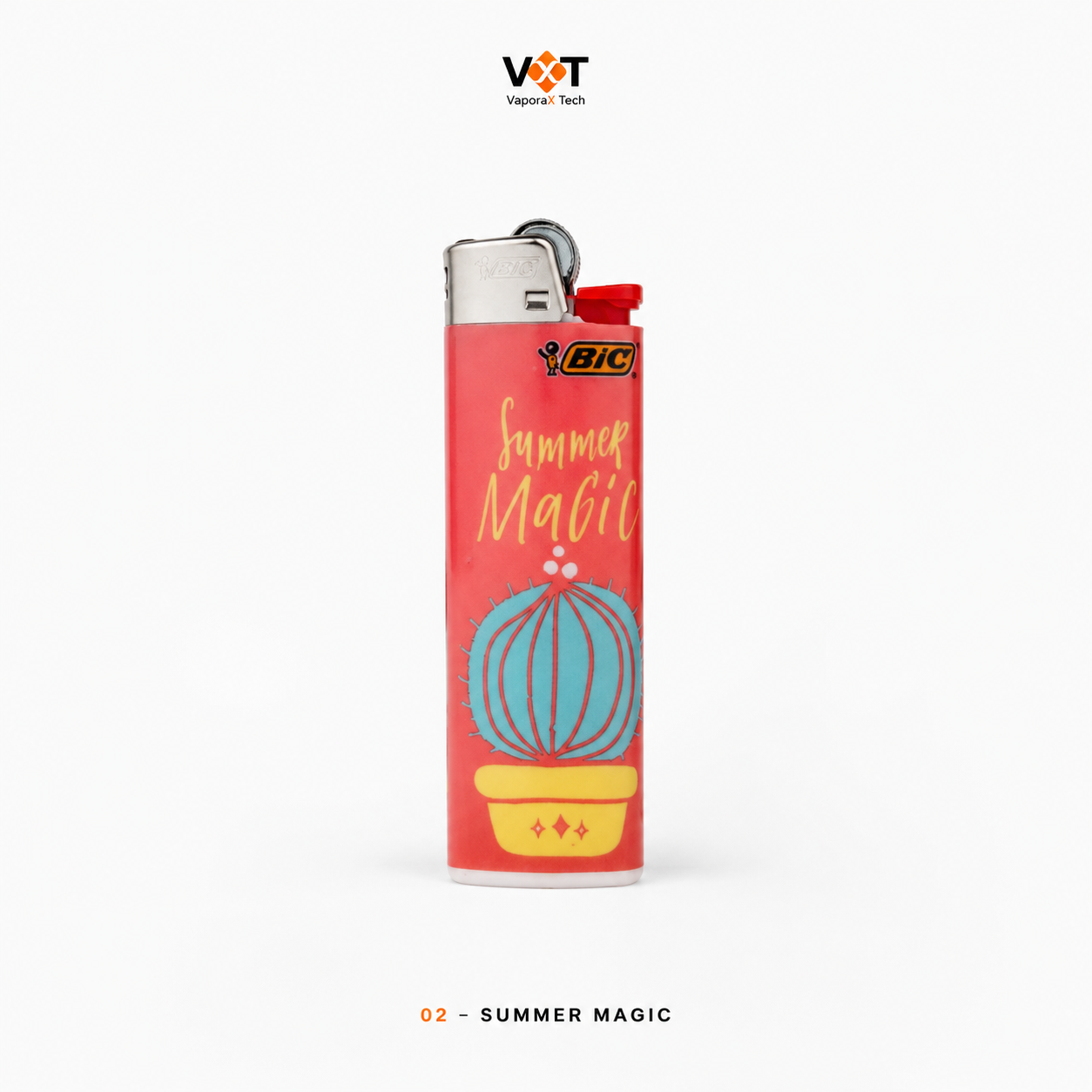 BIC® J3 Pocket Lighter – Summer Cactus Collection