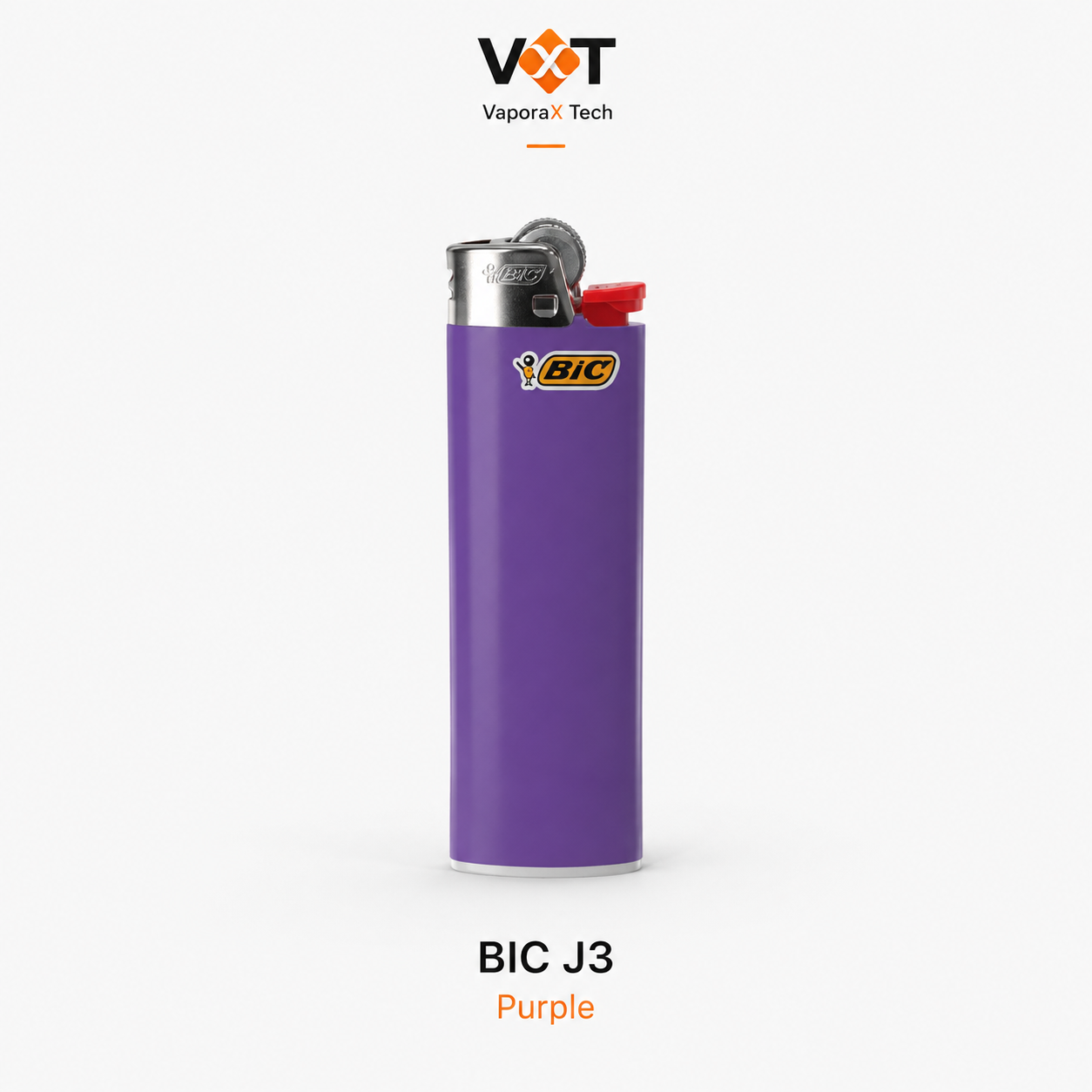 BIC® J3 Solid Colour Pocket Lighter – Original