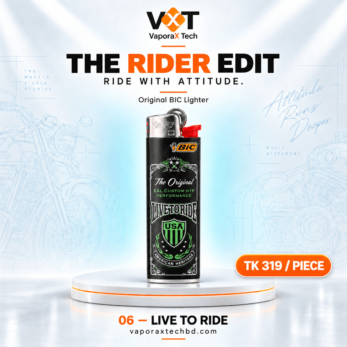 BIC® THE RIDER EDITION - VaporaX Tech