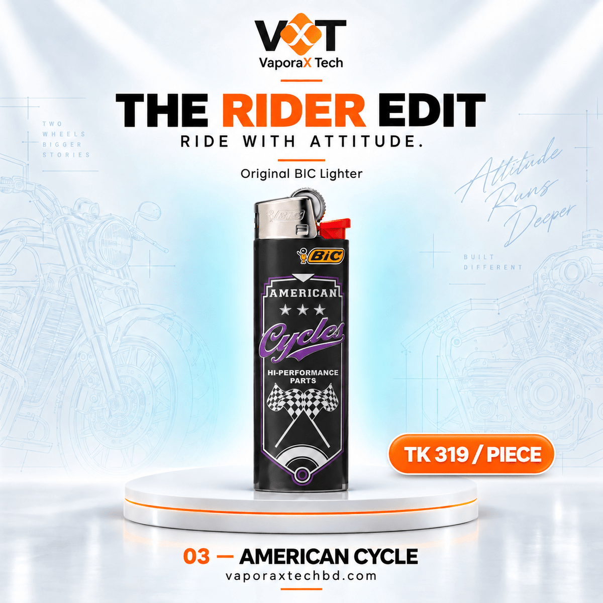BIC® THE RIDER EDITION - VaporaX Tech