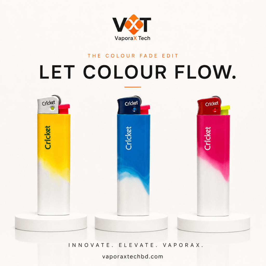Cricket The Colour Fade Edit Pocket Lighter Collection - VaporaX Tech